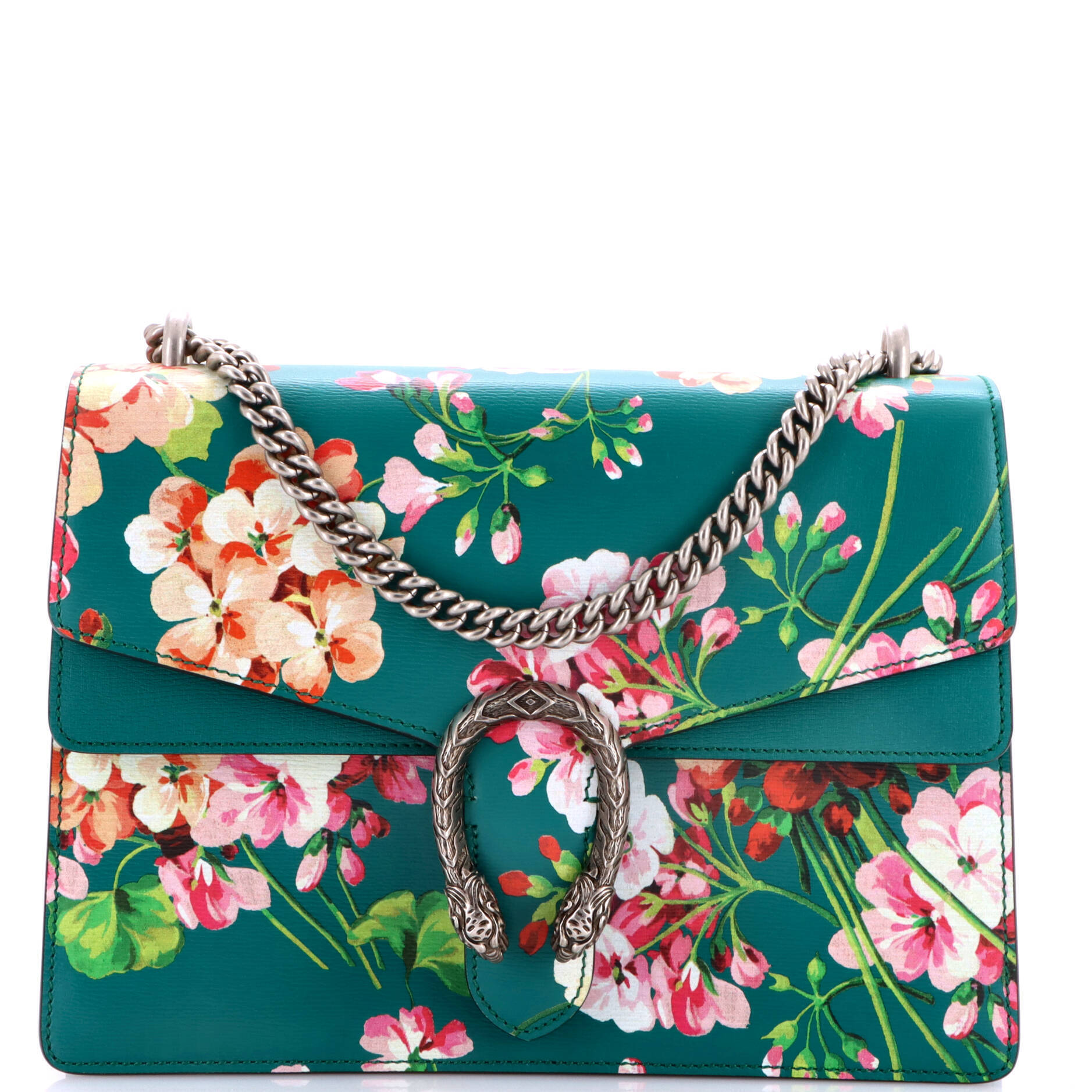 Gucci Medium Dionysus Bag Blooms Print Leather